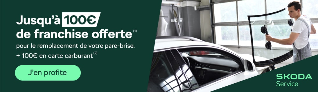 Bannière Pare-brise 100€ carte carburant